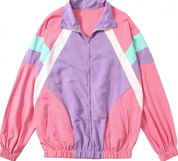 Jaket Bomber Warna Pastel dengan Lapisan Fleece
